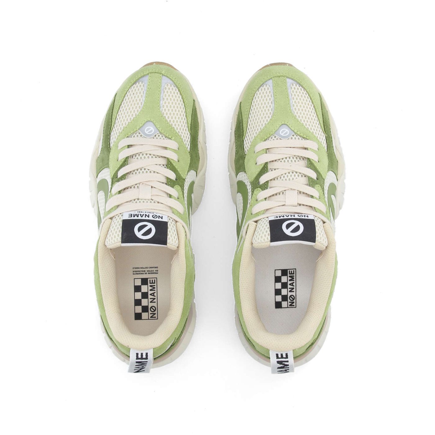 KRAZEE RUNNER M - SUEDE/MESH/SUED - APPLE GREEN/BEIGE/SAGE GREEN